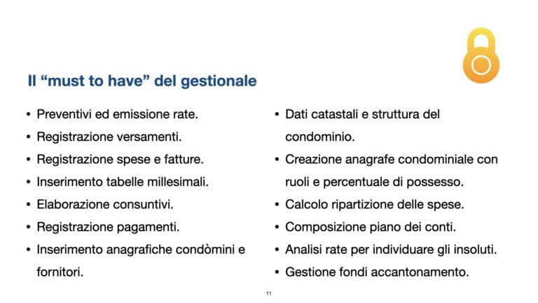 Le funzioni indispensabili del software per amministratori di condominio