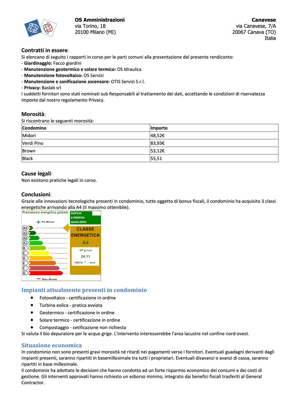 Nota integrativa p2 - Arcadia