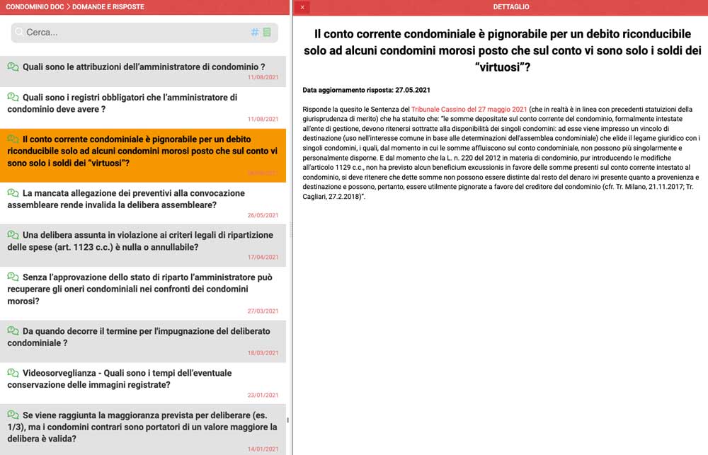 Condominio Doc: domande e risposte - Arcadia