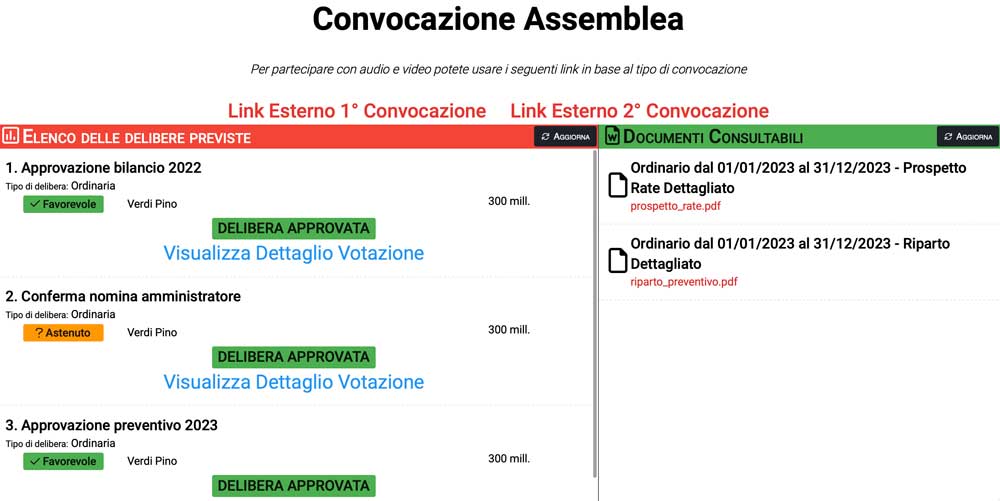 Assemblea online condomini - Arcadia