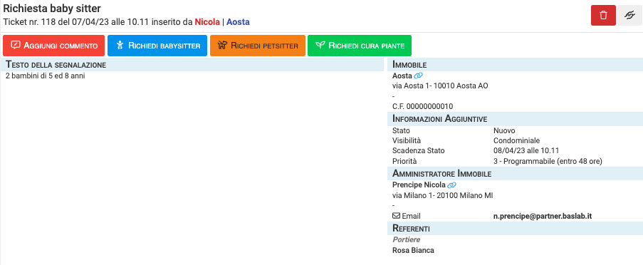 Networking con modulo ticketing Arcadia per coordinare le sinergie condominiali