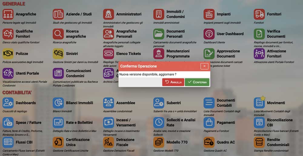 Aggiornamenti automatici del software gestionale Arcadia